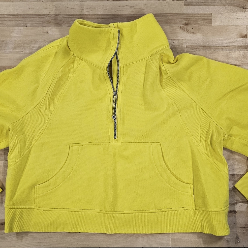 LULULEMON 💛🍋 Scuba Oversized Quarter-Zip Funnel Neck